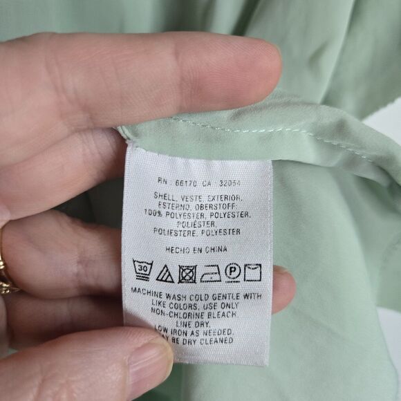 Postmark (Antrhopologie) Mint Green Hilma Blouse Womens 6 - Picture 4 of 5
